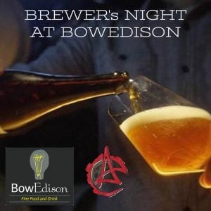 Brewers Night: Small Plates At BowEdison Featuring Atwood Ales @ BowEdison Fine Food and Drink | Bow | Washington | United States