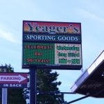 Yeagers Sign