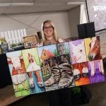 Diversity of farm life Winner of Painiting Melissa