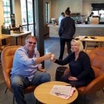 Skye Hill Station Mike and Skye Hill toast to the Dream Come True