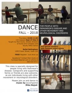 Dance for PD and Other Movement and Neurological Disorders @ Ballet Bellingham | Bellingham | Washington | United States