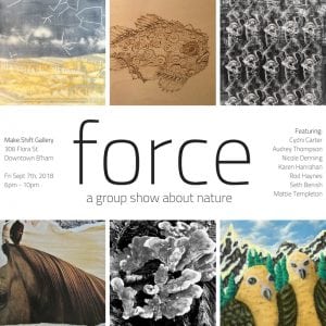 Force: A Group Show About Nature @ Make.Shift Art Space | Bellingham | Washington | United States