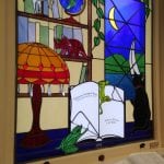Fairhaven’s Historic Public Library–glass