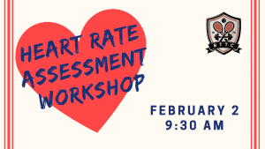 Heart Rate Assessment Workshop for Power & Performance @ Bellingham Training & Tennis Club