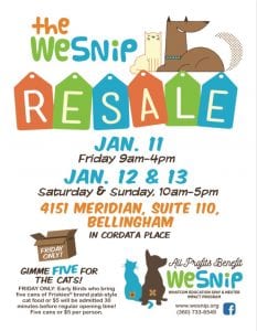 January WeSNiP Fundraiser @ Cordata Place