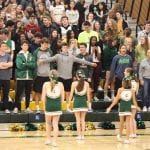 New gym cheerleaders and fans