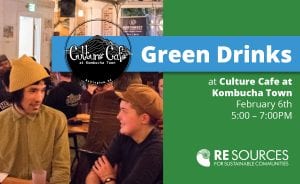 Green Drinks @ Culture Cafe at Kombucha Town