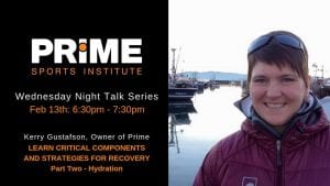 Strategies for Recovery with Kerry Gustafson @ Prime Sports Institute
