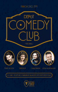 Depot Comedy Club: March Edition @ Aslan Depot