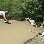Coal Pad Skate Park-Whatcom County Coal Pad Skate Park Cement