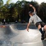 Coal Pad Skate Park-Whatcom County Coal Pad Skate Park Skater