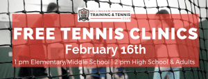 Free Beginner Tennis Clinics @ Bellingham Training & Tennis Club