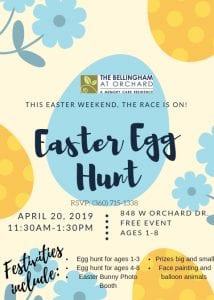 Free Easter Egg Hunt @ The Bellingham at Orchard Memory Care