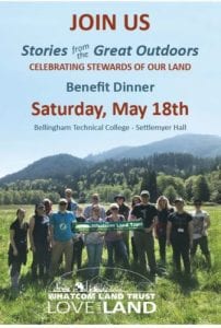 Whatcom Land Trust Spring Benefit Dinner @ Bellingham Technical College, Settlemyer Hall