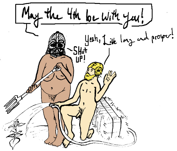 Naked star wars