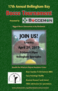 17th annual Bocce Ball Tournament @ Bellingham Sportsplex