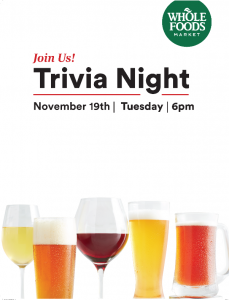 Trivia Night | Whole Foods Market @ WFM | Far North Lounge