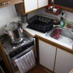 boat interior kitchen