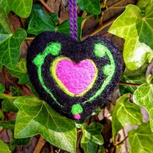Needle Felt a Heart Ornament @ Northwest Yarns