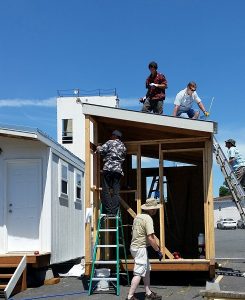 Ribbon Cutting Ceremony for Tiny Homes for the Homeless @ Safe Haven Tent Community