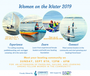 Women On the Water @ Community Boating Center