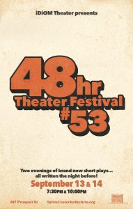 48-Hr Theater Festival @ Sylvia Center for the Arts