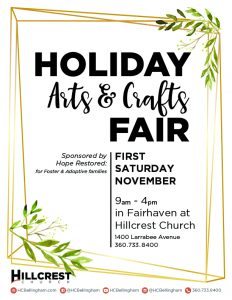 Holiday Arts and Craft Fair @ Hillcrest Church