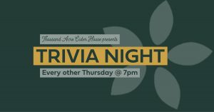 Trivia Night at Thousand Acre Cider House @ Thousand Acre Cider House
