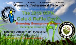 WPN Gala & Raffle Dash to Support Growing Veterans @ Northwood Hall