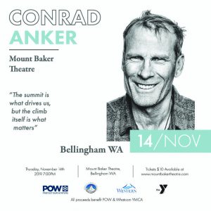 An Evening with Conrad Anker @ Mount Baker Theatre