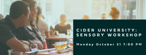 Cider University: Sensory Workshop @ Thousand Acre Cider House