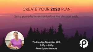Create Your Plan for 2020 @ Prime Sports Institute