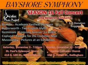 Bayshore Symphony Fall Concert @ Central Lutheran Church