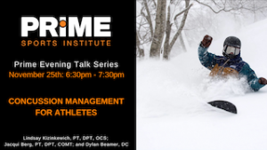 Concussion Management for Athletes @ Prime Sports Institute
