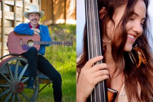 Rob Quist & Halladay Quist with Tango cowboys @ Bellingham Unitarian Fellowship Hall