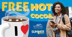 Free Hot Cocoa in Red Square with WWU Summer Session @ Western Washington University