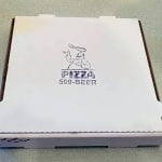 North Fork pizza box