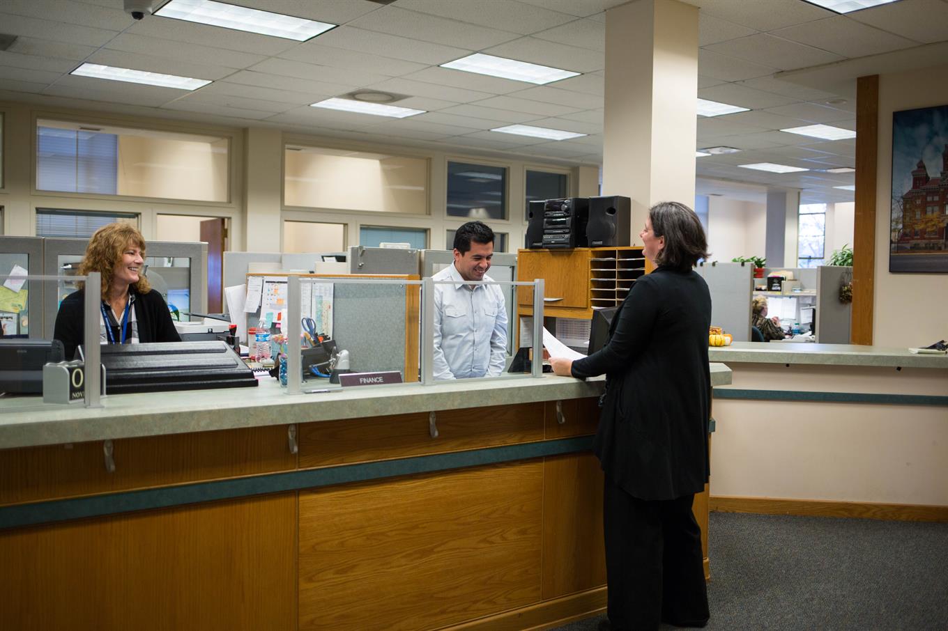 Finance Department Cashier Office at Bellingham City Hall ...