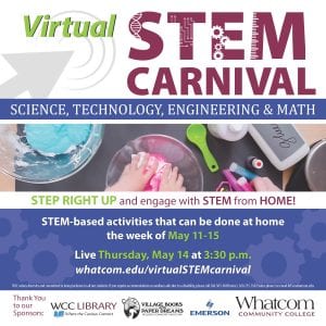 Virtual STEM Carnival @ Whatcom Community College Facebook