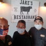 Left to Right, Brian Poag, Tonja Poag and Andy Nguyen of Jake’s Restaurant
