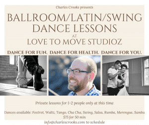 Ballroom/Latin/Swing Dance Lessons @ Love to Move Studioz