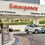 Emergency Entrance With Security Vehicle