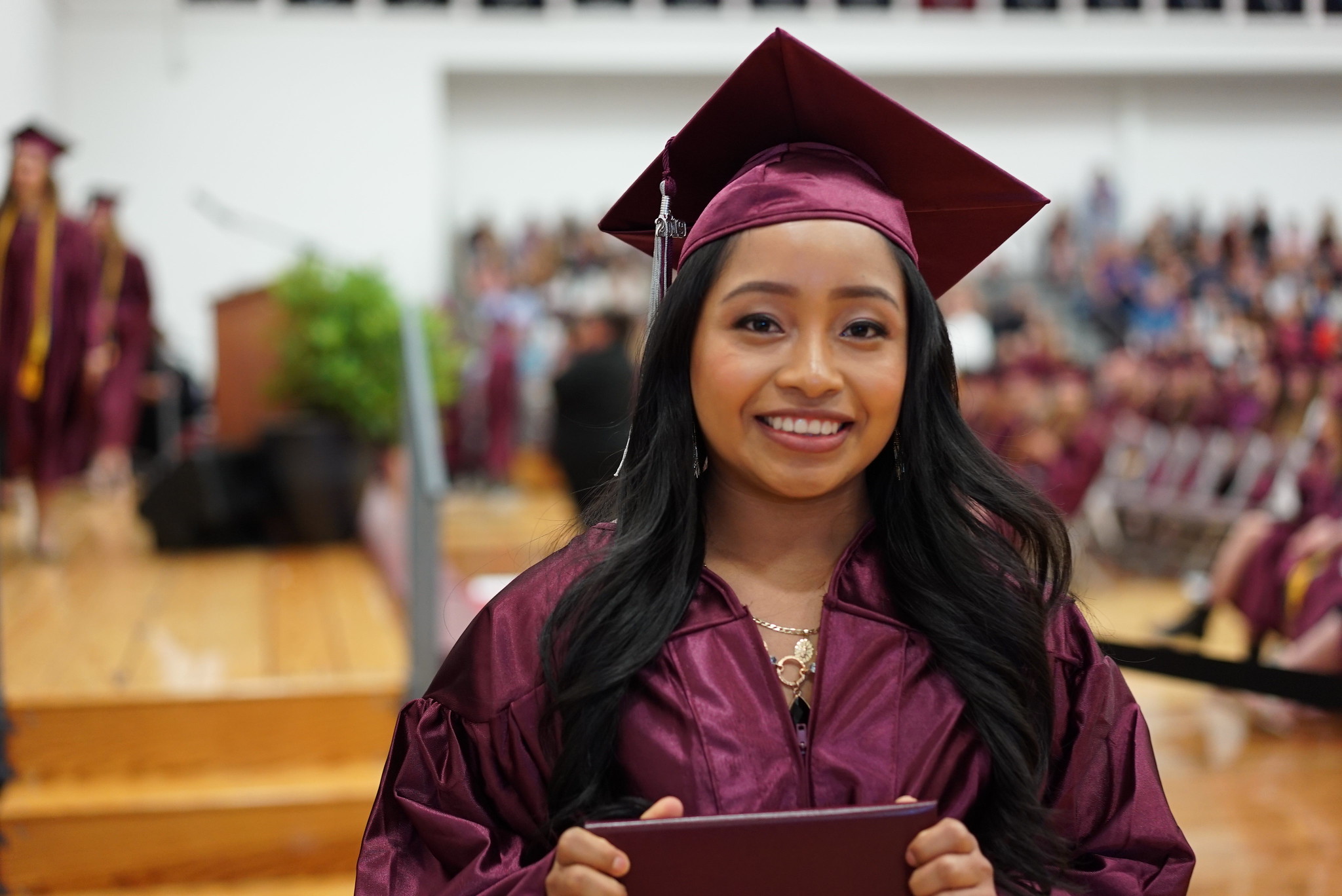 WCC student at graduation