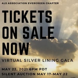 Virtual Silver Lining Gala - The ALS Evergreen Chapter @ Virtual