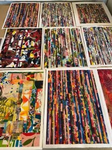 Woodcut Prints and Large Collage with Katy Collier @ Alchemy Art Center