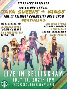 Java Queens and Kings: All Ages Community Drag Show @ Barkley Village Gazebo