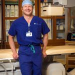 Dr. Eric King in Cath Lab, PeaceHealth St. Joseph Hospital Cath