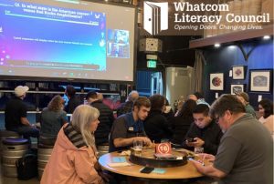 Whatcom Literacy Council's TRIVIA BEE @ Virtual or Menace Brewing or The Local Public House