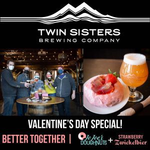 Better Together | Twin Sisters Brewing Limited Strawberry Zwickelbier & JoJoe's Doughnuts @ Twin Sisters Brewing Company