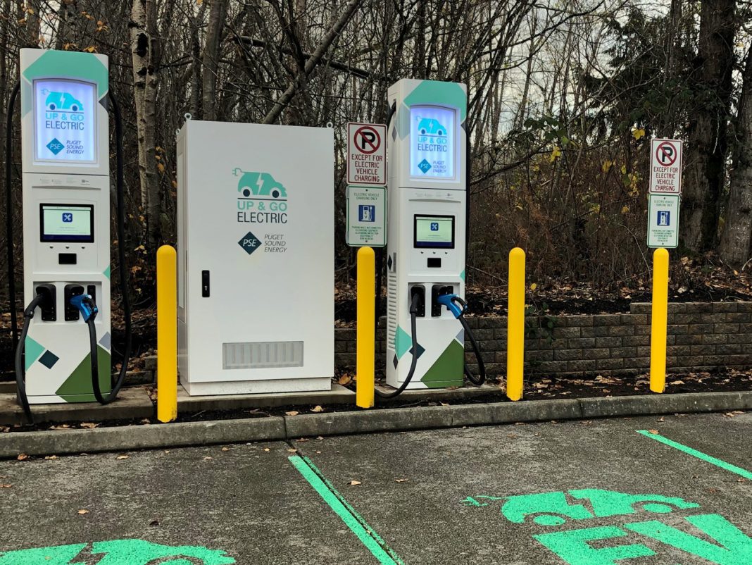 electric vehicle charger station